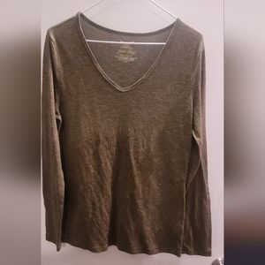 Faded Glory Top LG 12-14 and chino shorts sz 12